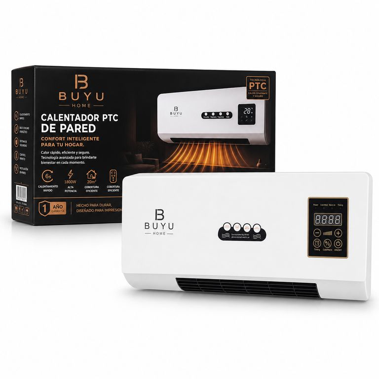 Calentador Eléctrico De Pared Con Control Remoto
