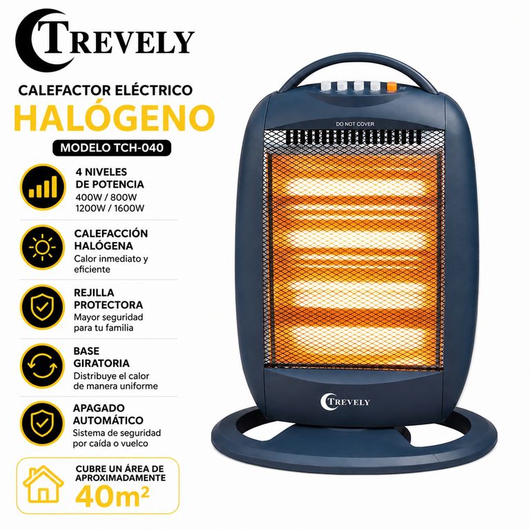 CALEFACTOR ELECTRICO TCH-040 1600W