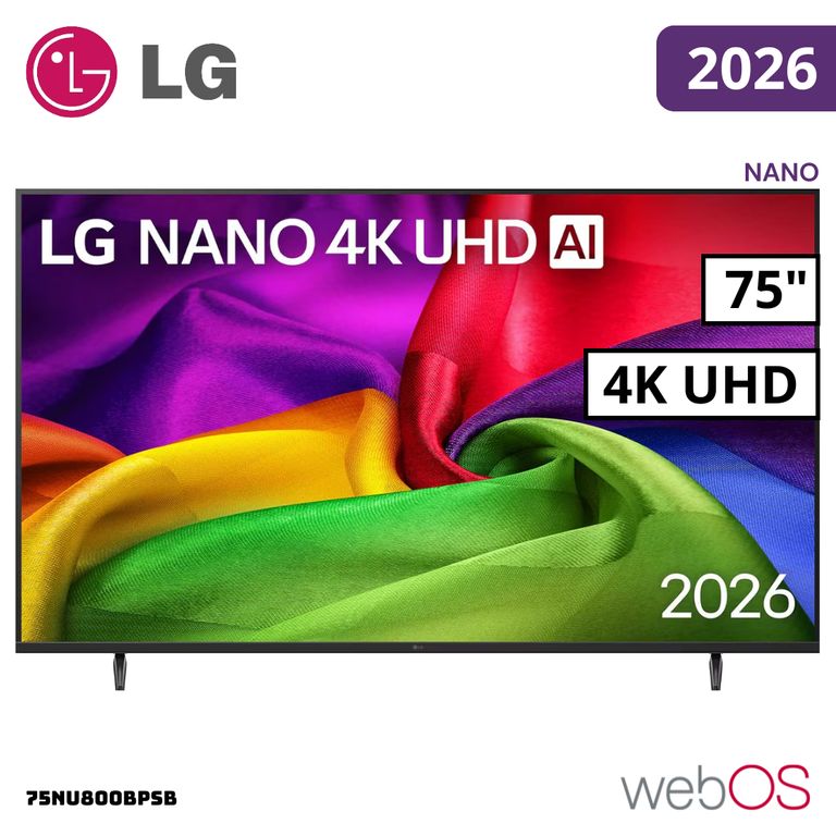 Smart TV LG 75" 75NU800BPSB