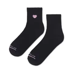 Caterpillar - Medias Mujer Shorty Crew Negro