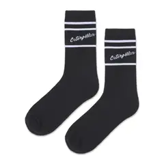 Caterpillar - Medias Mujer Aop Crew Negro