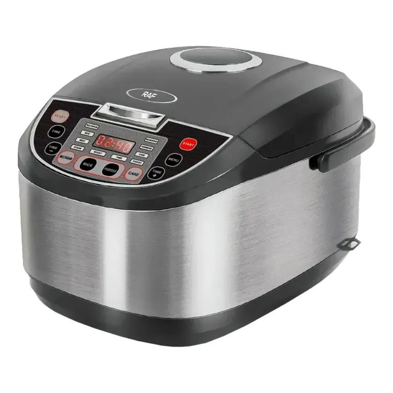 Olla Arrocera Digital RAF R.011 5L 900W Programable con Pantalla LED y Funcion Mantener Caliente