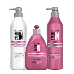 Salon In - - Liss Control Shampoo1LAcondicionador1L Leave Treatment 300ML