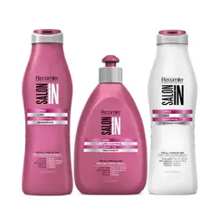 Salon In - - Liss Control Shampoo 300L - Acondicionador 300L - Leave Treatment 300ML