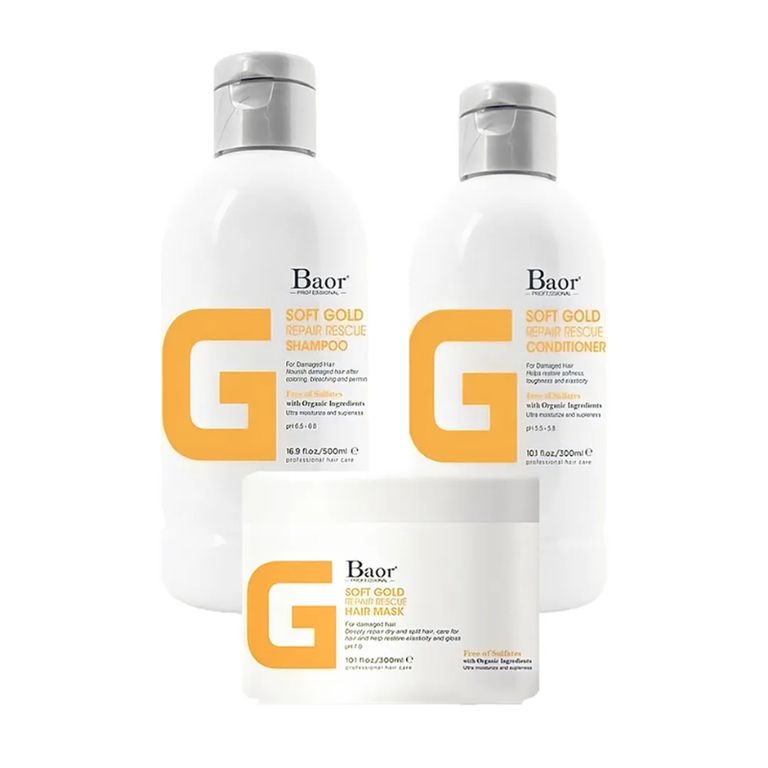 BAOR G - Pack Shampoo Acondicionador Mascarilla