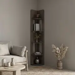 TUHOME - Estante Esquinero Home-E7 Milan 180,6x30,0x30,0 Cm