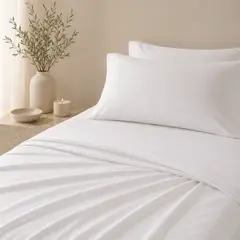 CLAUDIA RIVA HOME - Sábanas de Bambú Blanco 300 Hilos