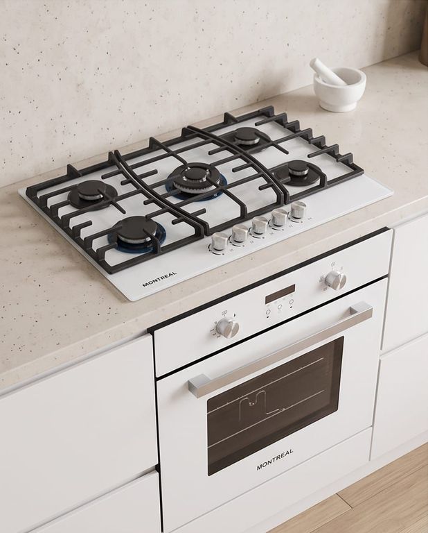 Combo: Encimera 5 hornillas + horno empotrable