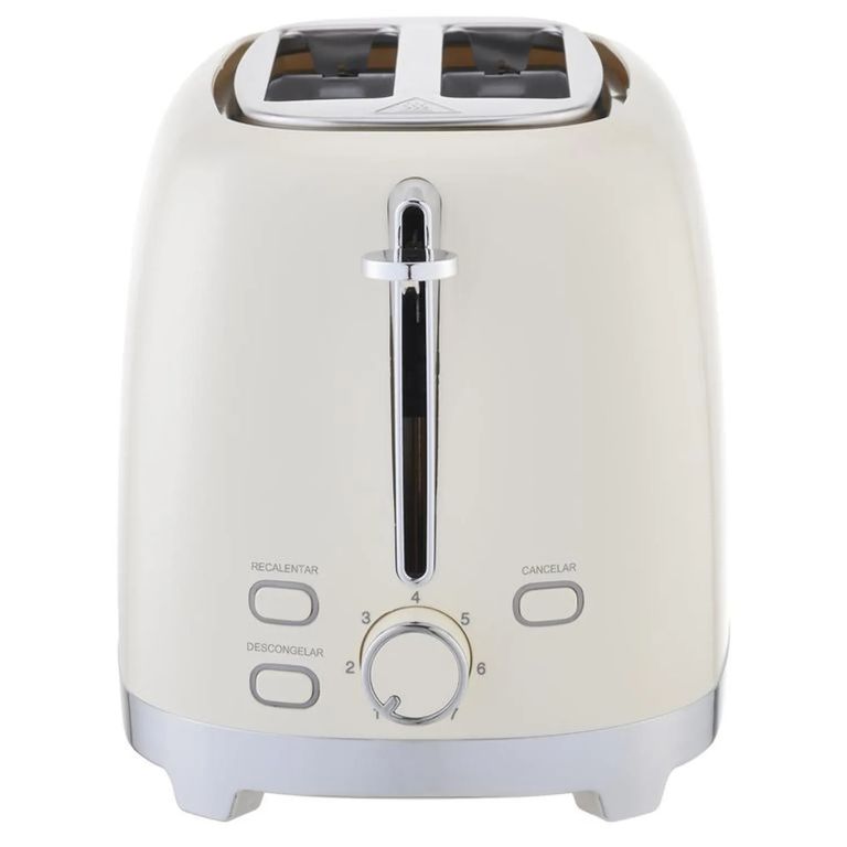 Tostador Eléctrico Wurden WBT-BREMENBROT 2 Rebanadas 850W Crema Retro