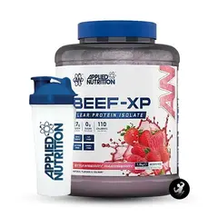 Applied Nutrition - Proteína de carne Beef XP 1.8 kg - Strawberry Raspberry + Shaker
