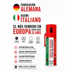 BOTEXPHARMA - Gas Pimienta mod Legitima Defensa color ITALIA  ( Italia -Alemania)