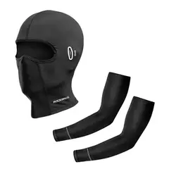 Rockbros - Pack de Pasamontaña y Mangas de Verano con Protección UV