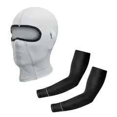 Rockbros - Pack de Pasamontaña y Mangas de Verano con Protección UV