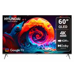 HYUNDAI - Televisor 60” QLED 4K UHD Google TV HYLED6005QG