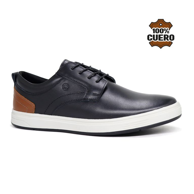 Zapatos Casuales para Hombre de Cuero ZP25-CL26Q3 Negro