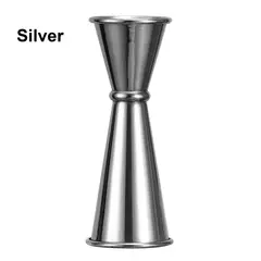 GENERICO - Jigger Japonés 1 y 2 oz Acero 304 Medidor Coctelería Silver