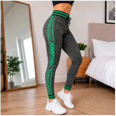 OEM - Licra Deportiva Para Mujer Jump Track Verde