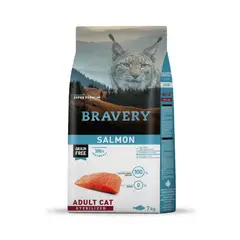 BRAVERY - Salmon Gatos Esterilizados Adultos 7 Kg