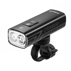 GENERICO - Faro LED Para Bicicleta 2200 Lúmenes USB-C Recargable Power Bank Resistente Al Agua IPX6