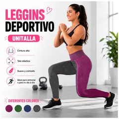 OEM - Licra Deportiva Para Mujer Gimnasio Estandar Rosado