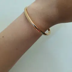 GENERICO - Pulsera para mujer acero inoxidable Micaela dorada