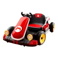 GENERICO - Go Kart Eléctrico Tipo Carrera con Control Remoto, 5 Velocidades y Bluetooth - Tamaño Ajustable