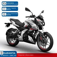 PULSAR - Motocicleta BAJAJ N160 FI - Blanco