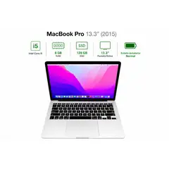 APPLE - MacBook Pro Retina 2015 13.3" Core i5 8GB RAM 128GB SSD Reacondicionado Grado A