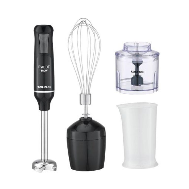 Batidora de Inmersión Robot 500 Plus Inox II 500W Negro