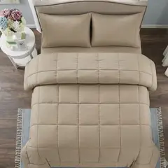 CASATEX - Edredón Acolchado + Juego de Sábanas 3000 Hilos Importado – 2 PLZ