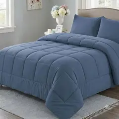 CASATEX - Edredón Acolchado + Juego de Sábanas 3000 Hilos Importado – 2 PLZ