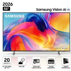 SAMSUNG - Televisor Mini LED 55 UHD 4K Smart TV UN55M70HAGXPE