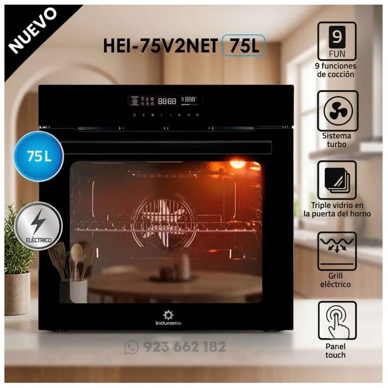 Horno Electrico Empotrable 75L HEI-75V2NET