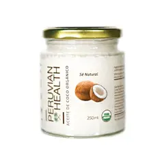 PERUVIAN HEALTH - ACEITE DE COCO VIRGEN ORGÁNICO 250 ml.