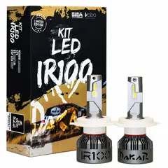 KOBO - Kit Focos LED H4 Canbus 55W Para Auto Con Cooler