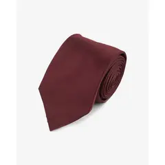 Andrew'S Ties - Corbata Color Vino Sólido