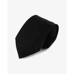 Andrew'S Ties - Corbata Color Negro Sólido