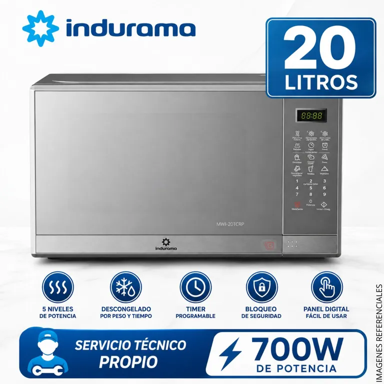 HORNO MICROONDA MWI-20TCRP 20LTS