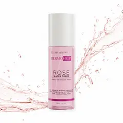 DERMOHELP - Tónico Facial Hidratante con Agua de Rosas