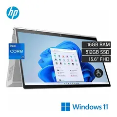 HP - ENVY 15-ES2072CL INTEL CORE I7-1260P 16GB 512GB SSD 15.6 X360 FHD  WIN 11