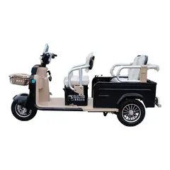 Box Bike - Trimoto Eléctrica Innova Negra con Motor de 1500 w