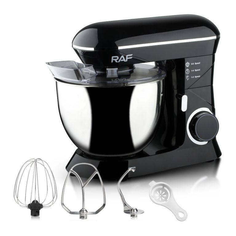 Batidora Planetaria RAF R-6602 1400W 8L Profesional con 6 Velocidades y Bowl de Acero Inoxidable