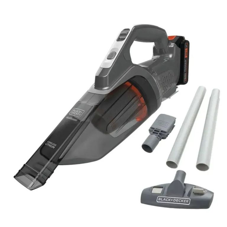 Aspiradora Inalámbrica 20V + Batería y Cargador + Accesorios Black Decker BCHV001D1E-B2C