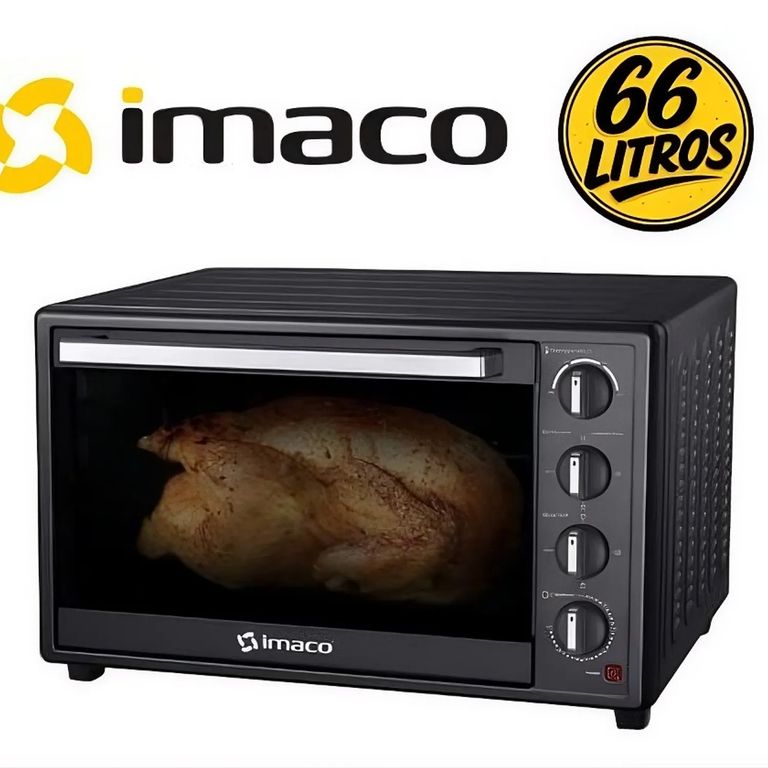 Horno Eléctrico Rostizador 66L HEB88R Negro