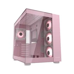 COUGAR - Case Fv150 Rgb Pink Atx Doble Cámara Vidrio Templado Iluminación Rgb