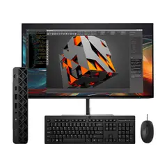 HP - Pc Prodesk 4 Mini G1I Ia 225T 512Gb 23.8" Gráficos Intel W11Pro