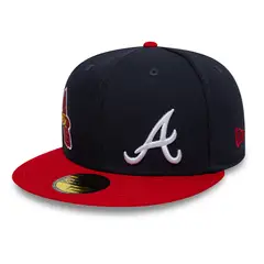 New Era - Gorra 59Fifty MLB Atlanta Braves Premium Baseball Azul