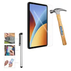 CASE - Mica de Vidrio Templado 9H para Xiaomi Redmi Pad 2 9.7 2026 + Lapiz Plateado