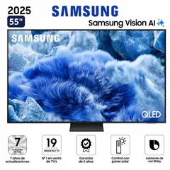 SAMSUNG - TELEVISOR 55" QLED SMART TV UHD 4K VISION IA MOD 55Q8F