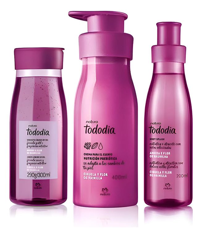 Tododia Ciruela Y Flor De Vainilla Spray Con Crema Y Jabones